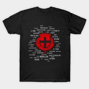 Toulon districts emblem red T-Shirt